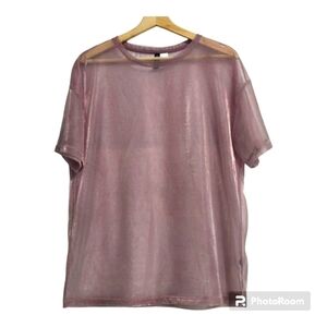 H&M Mesh Oversized  T-Shirt